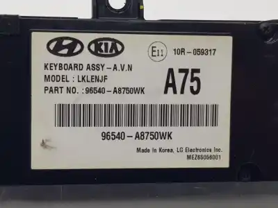 Second-hand car spare part multifunction switch for kia optima drive oem iam references 96540a8750wk  96540a8750