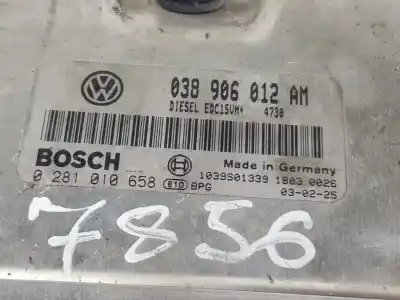 Piesă de schimb auto la mâna a doua Unitate De Control Motor Ecu pentru VOLKSWAGEN POLO (9N1) Trendline Referințe OEM IAM 038906012AM  038906012AM