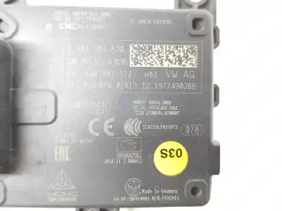 Pezzo di ricambio per auto di seconda mano modulo elettronico per cupra leon 2.0 tsi riferimenti oem iam 5wa907572a  5wa907572a