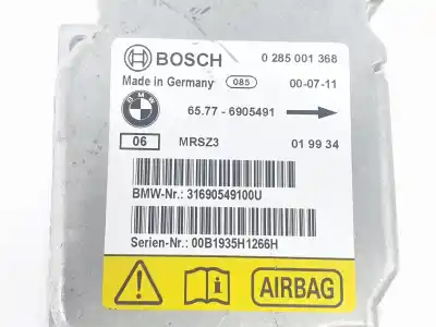Peça sobressalente para automóvel em segunda mão centralina de airbag por bmw 3 coupé (e46) 318 ci referências oem iam 65776905491  6905491