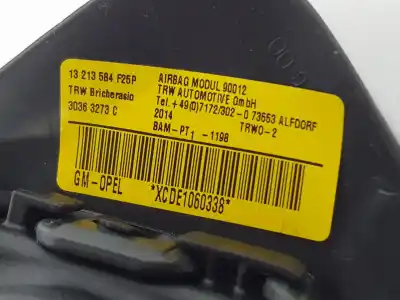 Peça sobressalente para automóvel em segunda mão airbag frontal lado esquerdo por corsa corsa d selective referências oem iam 93192350  93192350