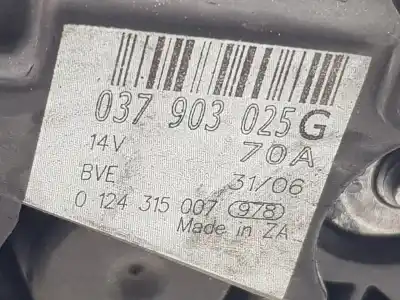 Peça sobressalente para automóvel em segunda mão alternador por seat ibiza (6l1) reference referências oem iam 037903025g  037903025g