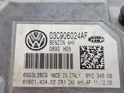 Second-hand car spare part ecu engine control for seat ibiza (6l1) reference oem iam references 03c906024af  03c906024af