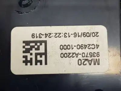 Second-hand car spare part left front power window switch for kia ceed (jd) drive 128 cv / 94 kw oem iam references 93570a2200  93570a2200wk