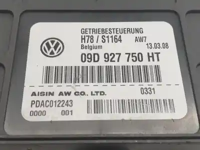 Pezzo di ricambio per auto di seconda mano centralina cambio automatico per audi q7 (4l) 3.0 tdi (176kw) riferimenti oem iam 09d927750ht  09d927750ht