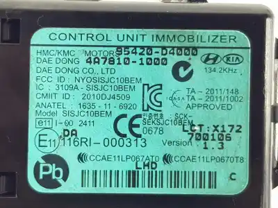 Second-hand car spare part electronic module for kia optima (jf) 1.7 crdi oem iam references 95420d4000  95420d4000