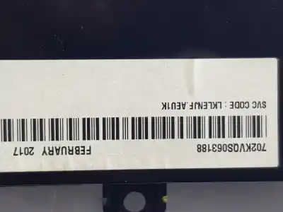 Second-hand car spare part multifunction switch for kia optima (jf) 1.7 crdi oem iam references 96540a8750wk  96540a8750