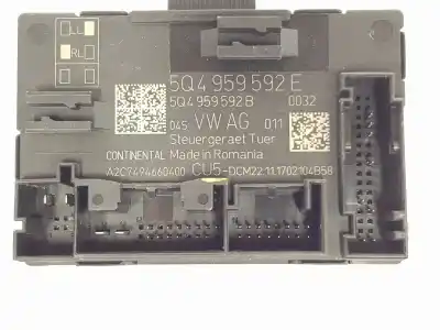Автозапчастина б/у електронний модуль для skoda superb (3v3) 2.0 tdi посилання на oem iam 5q4959592e  5q4959592e