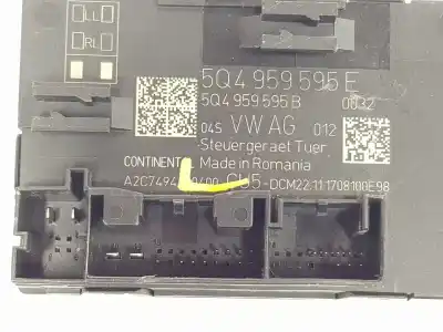 Автозапчастина б/у електронний модуль для skoda superb (3v3) 2.0 tdi посилання на oem iam 5q4959595e  5q4959595e