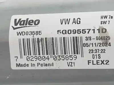 Peça sobressalente para automóvel em segunda mão motor do limpador traseiro por seat ateca (khp) fr referências oem iam 5g0955711d  5g0955711d