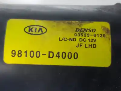 Peça sobressalente para automóvel em segunda mão motor do limpa para brisas por kia optima drive referências oem iam 98100d4000  98110d4000