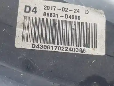 Second-hand car spare part rear bumper reinforcement for kia optima drive oem iam references 86631d4000  86631d4000