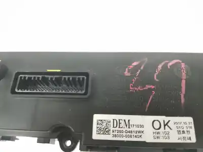 Second-hand car spare part climate control for kia optima business oem iam references 97250d4812wk  97250d4812wk