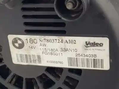 Second-hand car spare part ALTERNATOR for BMW SERIE 5 GRAN TURISMO (F07)  OEM IAM references 7803724  12317803724