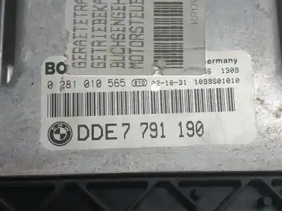 Second-hand car spare part ecu engine control for bmw serie 3 compact (e46) 2.0 16v diesel cat oem iam references 7791190  0281010565