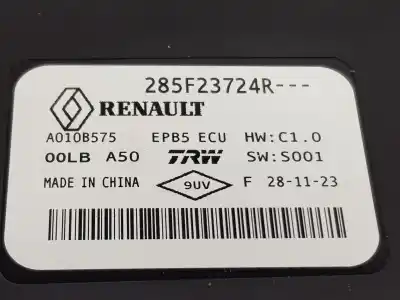 Peça sobressalente para automóvel em segunda mão módulo eletrônico por renault clio v evolution referências oem iam 285f23724r  285f23724r