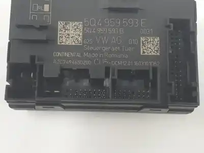 Second-hand car spare part electronic module for seat leon (5f1) style oem iam references 5q4959593e  5q4959593e