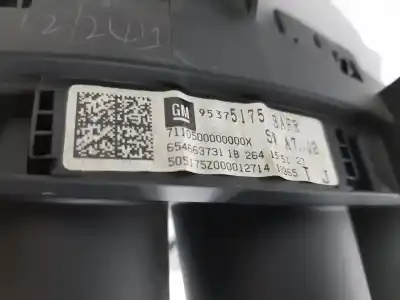 Pezzo di ricambio per auto di seconda mano pannello degli strumenti per opel mokka edition ecoflex riferimenti oem iam 95375175  95375175