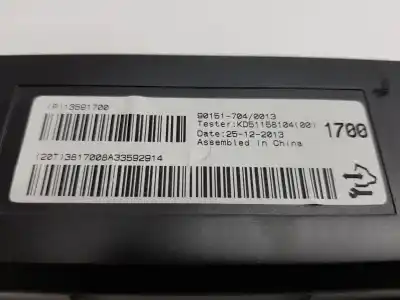 Pezzo di ricambio per auto di seconda mano modulo elettronico per opel mokka edition ecoflex riferimenti oem iam 13591700  13591700
