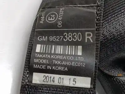 Pezzo di ricambio per auto di seconda mano cintura di sicurezza posteriore destra per opel mokka edition ecoflex riferimenti oem iam 95273830r  95108163