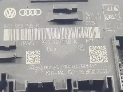 Second-hand car spare part electronic module for audi a1 (8x) attraction oem iam references 8x0959792k  8x0959792h
