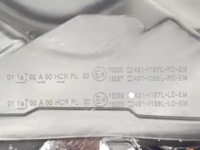 Second-hand car spare part left headlight for ford fiesta (ccn) sync edition oem iam references depo 084311187l  4311187l