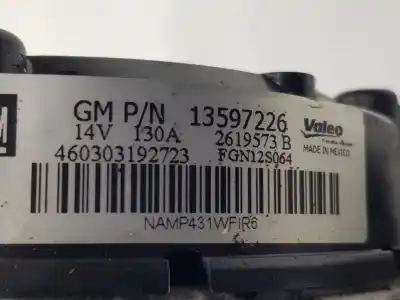 Автозапчасти б/у генератор за opel mokka x selective start/stop ссылки oem iam 13597226  13588289
