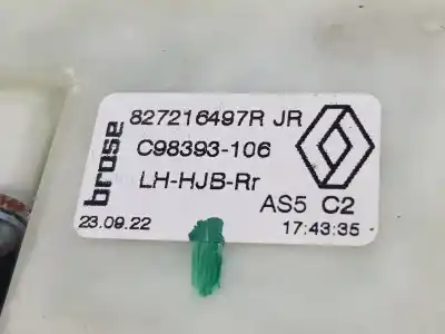 İkinci el araba yedek parçası arka sol cam motoru için renault captur ii etech engineered oem iam referansları 827216497r  827216497r