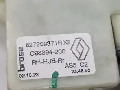 İkinci el araba yedek parçası arka sag cam motoru için renault captur ii etech engineered oem iam referansları 827209371r  827209371r
