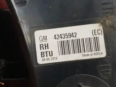 Peça sobressalente para automóvel em segunda mão farolim traseiro direito por opel mokka x selective start/stop referências oem iam 42435942  42599463