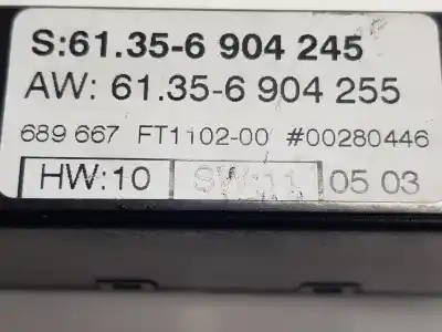 Peça sobressalente para automóvel em segunda mão módulo eletrônico por bmw 5 (e39) 525 d referências oem iam 61356904215  6904215
