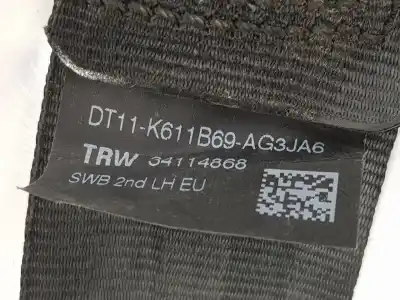 Pezzo di ricambio per auto di seconda mano cintura di sicurezza posteriore sinistra per ford transit connect kombi ambiente riferimenti oem iam dt11k611b69ag3ja6  2230424