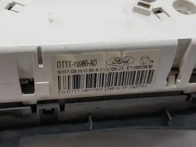 Peça sobressalente para automóvel em segunda mão comando de sofagem (chauffage / ar condicionado) por ford transit connect kombi ambiente referências oem iam dt1t19980ad  2010115