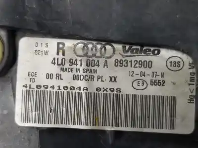 Автозапчасти б/у правая фара за audi q7 (4l) 3.0 v6 24v tdi ссылки oem iam 4l0941004a  4l0941030