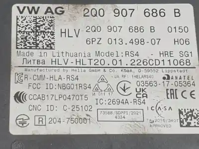 Pezzo di ricambio per auto di seconda mano modulo elettronico per volkswagen troc advance riferimenti oem iam 2q0907686b  2q0907686b