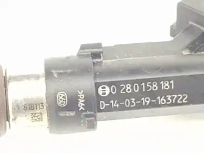 Second-hand car spare part injector for opel corsa d (s07) 1.4 (l08 l68) oem iam references 0280158181  24420543