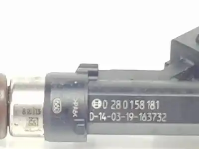 Second-hand car spare part injector for opel corsa d (s07) 1.4 (l08 l68) oem iam references 0280158181  24420543