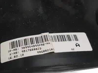 Second-hand car spare part steering wheel for ds 3 desire 82 cv / 60 kw oem iam references 98176600zd  98176600zd