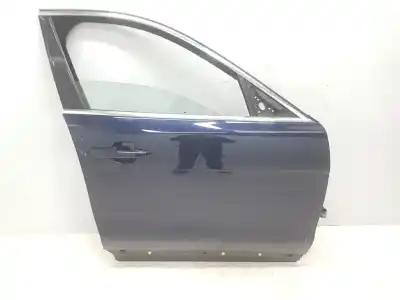 Second-hand car spare part FRONT RIGHT DOOR for JAGUAR F-PACE  OEM IAM references HK8320124AA  COLOR ZAFIRO OSCURO-JBC2149