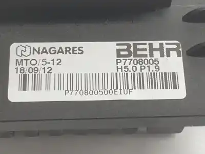Peça sobressalente para automóvel em segunda mão resistência sofagem chauffage por citroen ds5 desire hybrid4 referências oem iam p7708005  6441cq
