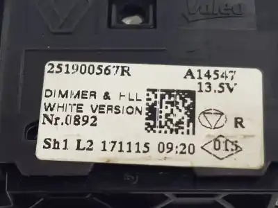 Pezzo di ricambio per auto di seconda mano controllo della luce per renault captur i life riferimenti oem iam 251900567r  259808163r