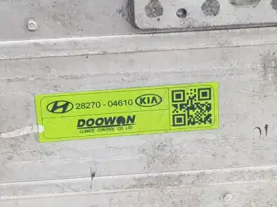 Second-hand car spare part intercooler for kia rio (yb) tech oem iam references 2827004610  2827004610