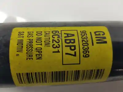 Pezzo di ricambio per auto di seconda mano ammortizzatore posteriore sinistro per opel mokka x selective start/stop riferimenti oem iam 95320369  95320369