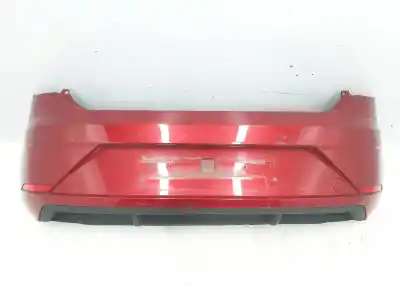 Second-hand car spare part Rear Bumper for SEAT LEON (5F1) Style OEM IAM references 5F0807421M  COLOR ROJO 0X1