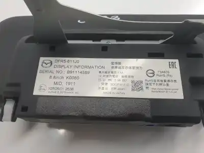 Second-hand car spare part MULTIFUNCTION DISPLAY for MAZDA CX30  OEM IAM references DFR5611J0  DFR5611J0