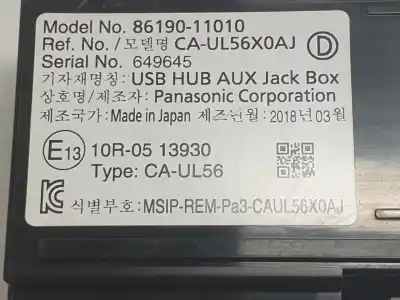 Peça sobressalente para automóvel em segunda mão módulo eletrônico por lexus rc 300h referências oem iam 8619011010  8619011010