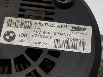 Peça sobressalente para automóvel em segunda mão alternador por bmw x1 (e84) sdrive 18d referências oem iam 8507624  12318509023