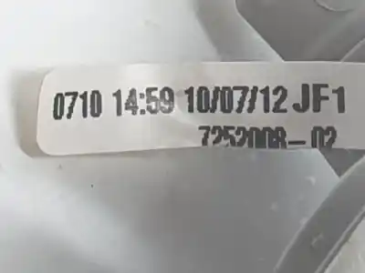 Second-hand car spare part right sunshade for bmw x1 (e84) sdrive 18d oem iam references 7252008  51167252008