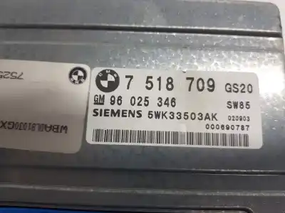 Peça sobressalente para automóvel em segunda mão módulo eletrônico por bmw 5 (e39) 530 d referências oem iam 7518709  24607518709