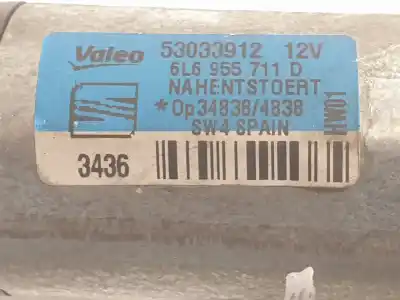 Peça sobressalente para automóvel em segunda mão motor do limpador traseiro por seat ibiza (6l1) reference referências oem iam 6l6955711d  6l6955711d